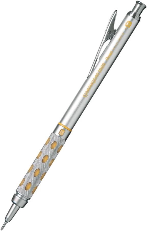グラフギア1000 0.9mm 製図用シャープペンシル シルバー軸