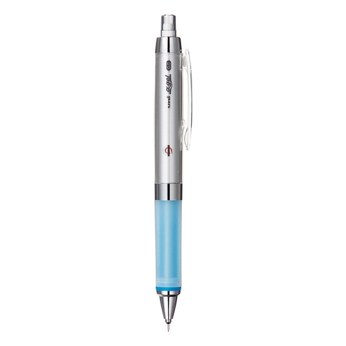 ユニアルファゲル クルトガアルファゲル0.5mm ブルー シャープペン 0.5mm ノック式