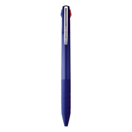 ジェットストリーム ジェットストリーム3色 スリムコンパクト 0.5mm ネイビー 多色ボールペン 0.5mm ノック式