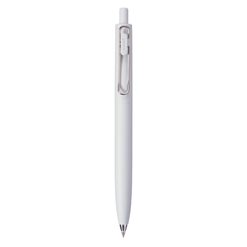 ユニボールワンF ユニボールワンF 0.38mm 無垢(Fグレー) ゲルインクボールペン 0.38mm ノック式