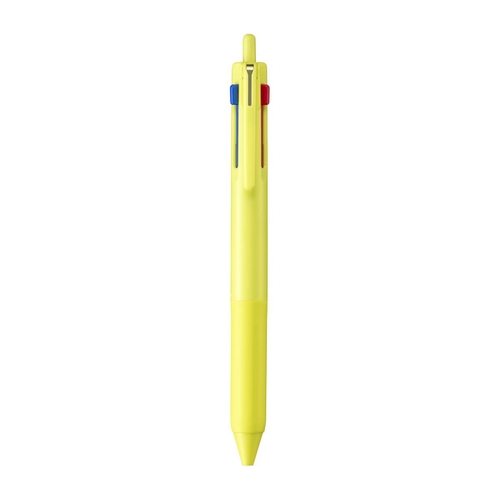 ジェットストリーム ジェットストリーム新3色ボールペン 0.7mm レモンイエロー 多色ボールペン 0.7mm ノック式