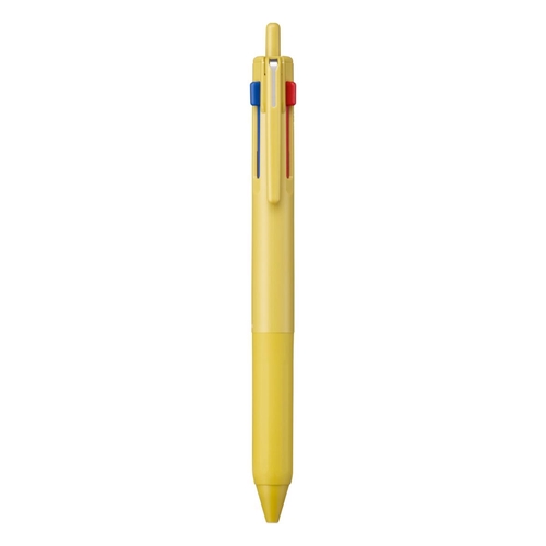 ジェットストリーム ジェットストリーム新3色ボールペン 0.5mm マスタード 多色ボールペン 0.5mm ノック式