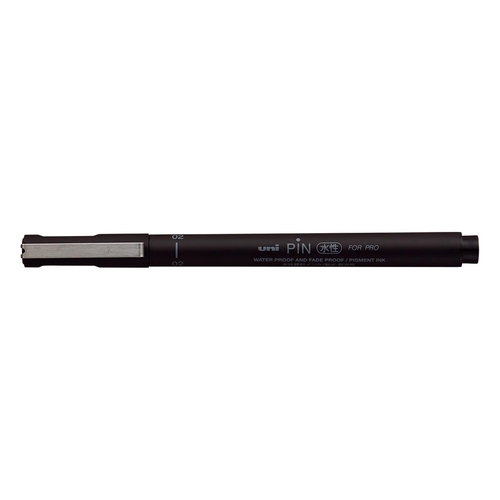 ピン 水性サインペン PIN-102 黒 0.33mm 水性サインペン 0.33mm キャップ式