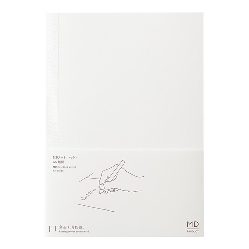 MD PRODUCT MDノート コットン<A5> 無罫A 176ページ