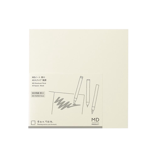 MD PRODUCT MDノート<A5スクエア> 厚口 無罫A 96ページ