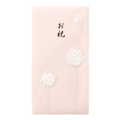 ミドリ PC 金封62 お祝 花 ピンク 金封