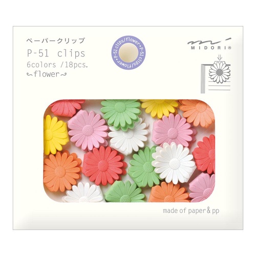 ミドリ P-51 クリップス 花柄