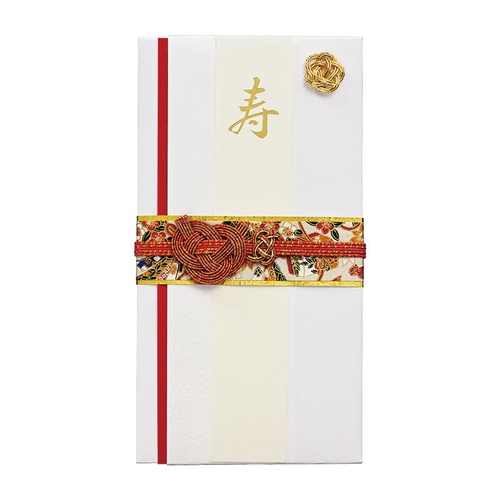 絢 白 金封