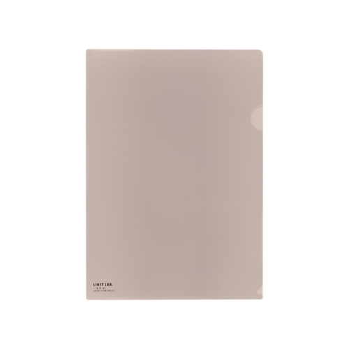 クリヤーホルダーA4 ベージュ クリアホルダー A4 コピー用紙30枚 ベージュ