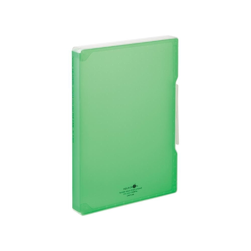 AQUA DROPs ファイルケース A4 黄緑 ファイルケース A4 コピー用紙270枚 黄緑