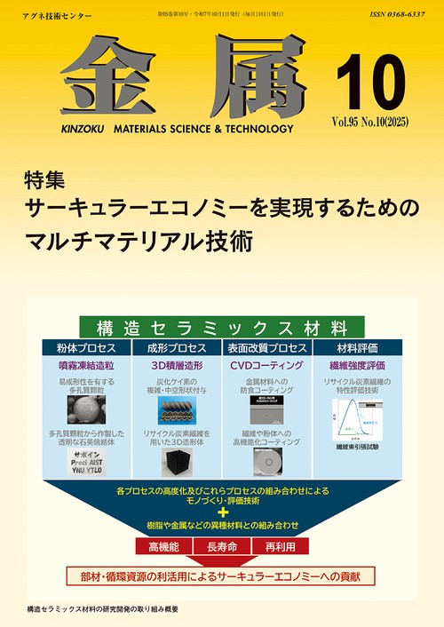 金属 (2025年10月号) [雑誌]