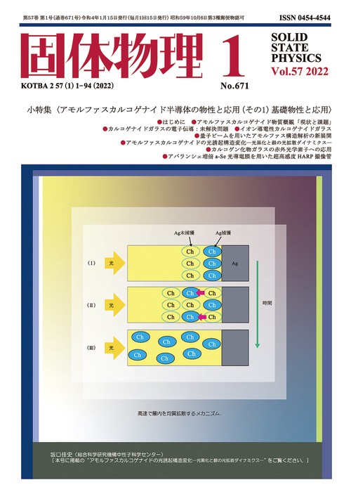 固体物理 2022年 01月号 [雑誌]