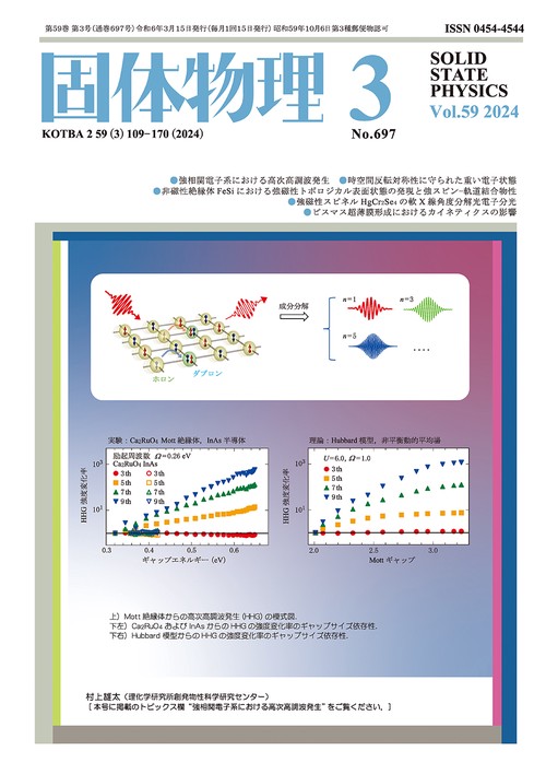 固体物理 2024年 03月号 [雑誌]