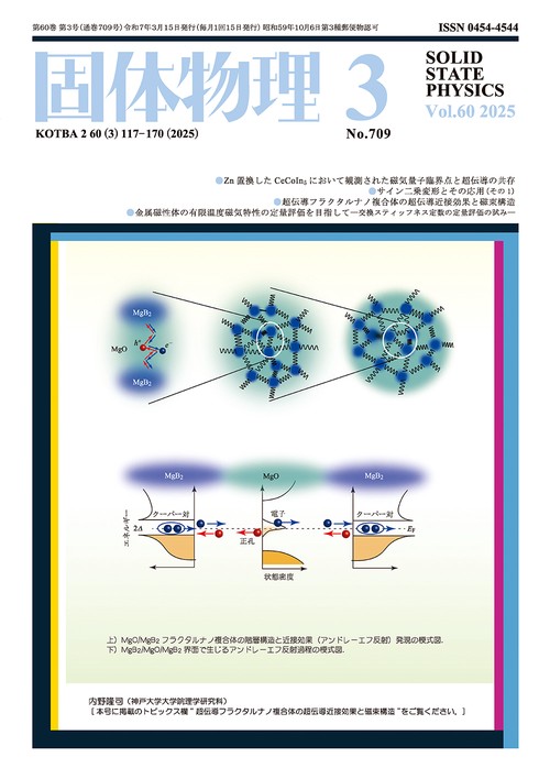 固体物理 2025年 03月号 [雑誌]