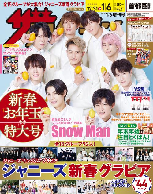 ザ・テレビジョン首都圏版増1/6増刊号 2023年 (01月 別冊・臨時増刊) [雑誌]