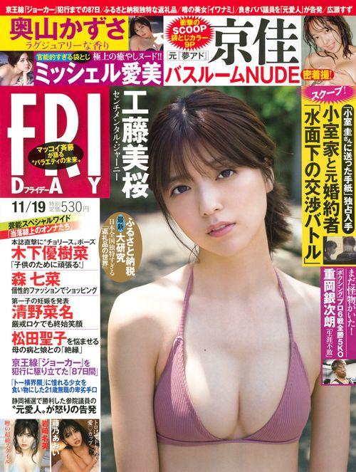 FRIDAY(フライデー) 2021年 (11月3週目)号 [雑誌]