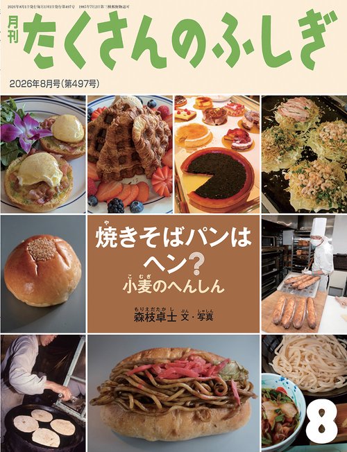 焼きそばパンはヘン？ 小麦のへんしん(たくさんのふしぎ) (2026年08月号) [雑誌]