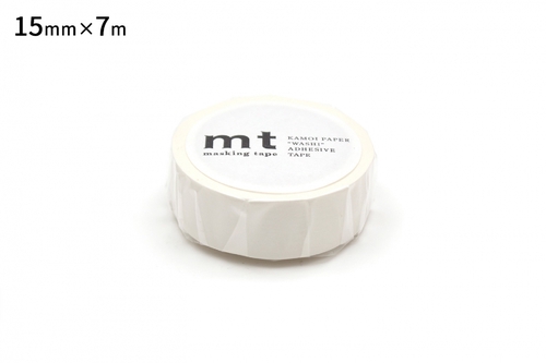 mt basic mt 1P マットホワイト マスキングテープ 15mm×7m