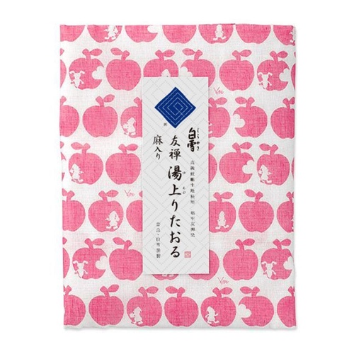 友禅湯上りたおる バスタオル 白雪姫 ポムレッド