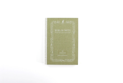 BIBLIOPHILIC BIBLIO NOTE GRID A6(文庫) OLIVE 5mm方眼 256P
