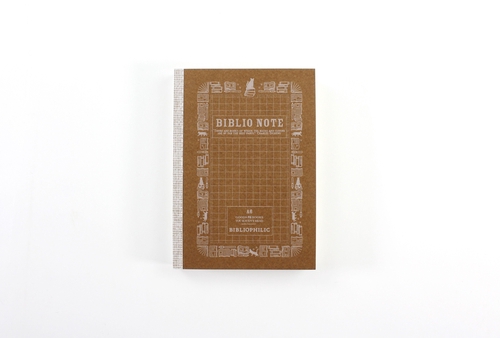 BIBLIOPHILIC BIBLIO NOTE GRID A6(文庫) SEPIA 5mm方眼 256P