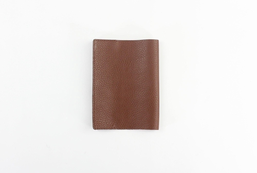 BIBLIOPHILIC ITALIAN LEATHER BOOKCOVER 文庫 DARKBROWN