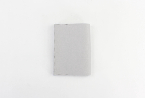 BIBLIOPHILIC ITALIAN LEATHER BOOKCOVER 文庫 BLUE GRAY