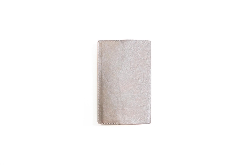 BIBLIOPHILIC COW LEATHER BOOKCOVER 新書 SV シルバー