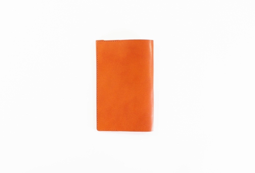 BIBLIOPHILIC COW LEATHER BOOKCOVER 新書 VM バーミリオン