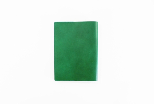 BIBLIOPHILIC COW LEATHER BOOKCOVER 46判 GR グリーン