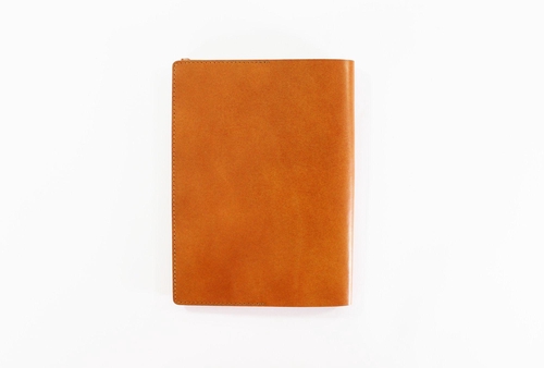 BIBLIOPHILIC COW LEATHER BOOKCOVER A5判 BR ブラウン