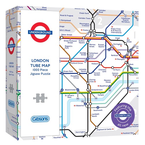 【Gibsons】ジグソーパズル TfL London Tube Map (1000)