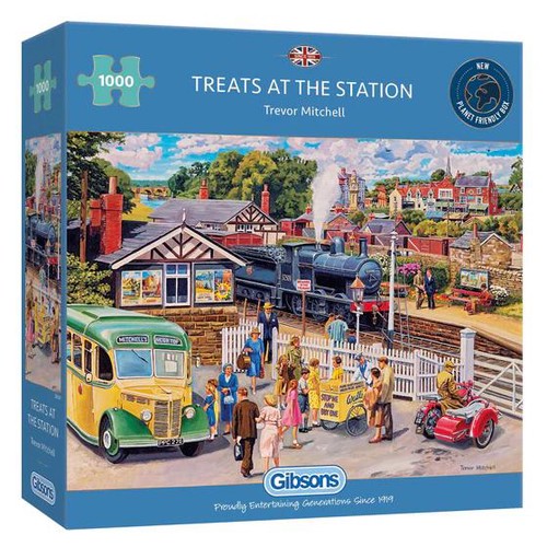 【Gibsons】ジグソーパズル Treats at the Station (1000)