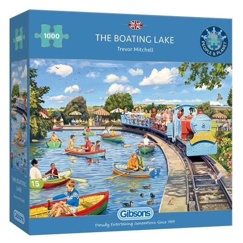 【Gibsons】ジグソーパズル The Boating Lake (1000)
