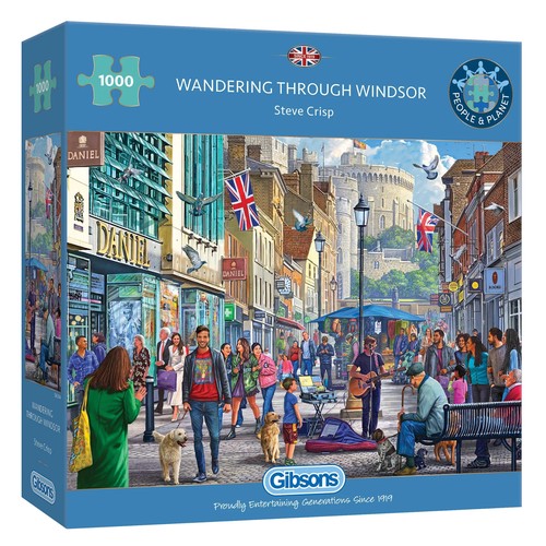 【Gibsons】ジグソーパズル Wandering Through Windsor (1000)