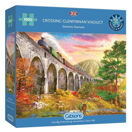 【Gibsons】ジグソーパズル Crossing Glenfinnan Viaduct (1000)