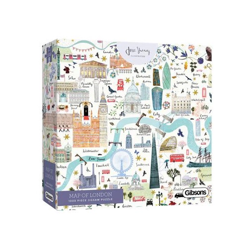 【Gibsons】ジグソーパズル Map of London (1000)