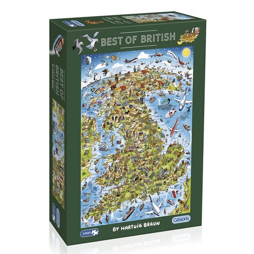 【Gibsons】ジグソーパズル Best of British (1000)