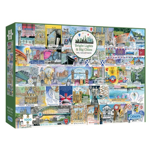 【Gibsons】ジグソーパズル Bright Lights & Big Cities (1000)