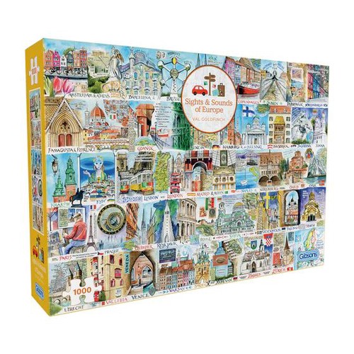 【Gibsons】ジグソーパズル Sights & Sounds of Europe (1000)