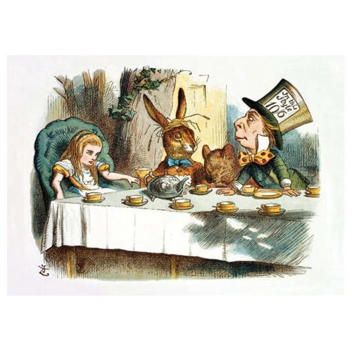 【V&A_M&G】グリーティングカード(THE MAD HATTERS TEA PARTY)