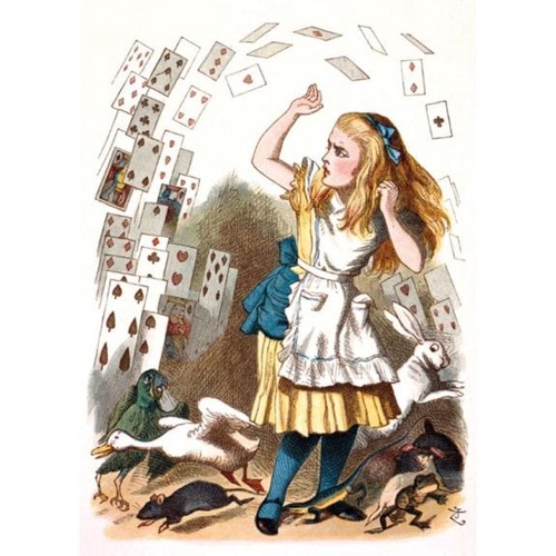 【V&A_M&G】グリーティングカード(ALICE AND THE SHOWER OF CAR)