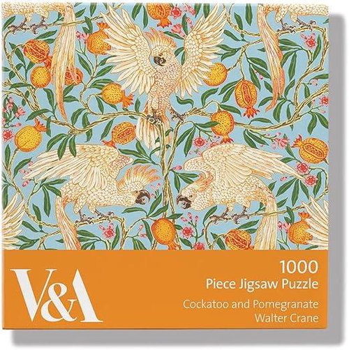 【V&A】1000ピースジグソーパズル【COCKATOO AND POMEGRANATE】