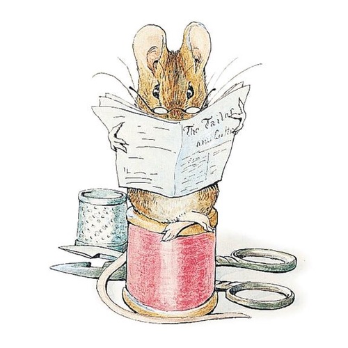 【PeterRabbit】スクエアカード(TAILOR MOUSE)