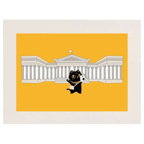 【British Museum】額装ポストカード【Bastet】