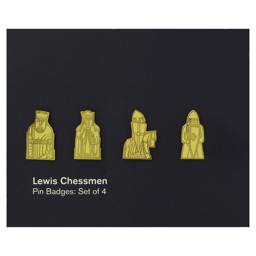 【British Museum】ピンバッジセット【Lewis Chessmen】