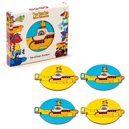 【The Beatles】コースターセット【Yellow Submarine】