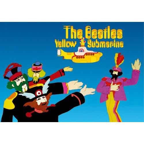 【The Beatles】ポストカード(バンド:1)【Yellow Submarine】