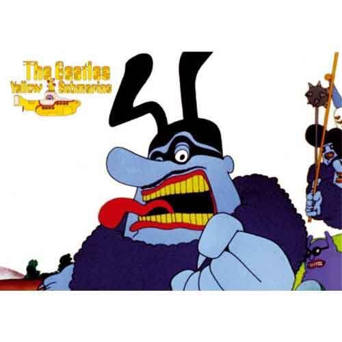 【The Beatles】ポストカード(ビッグ・ブルー・ミーニー)【Yellow Submarine】