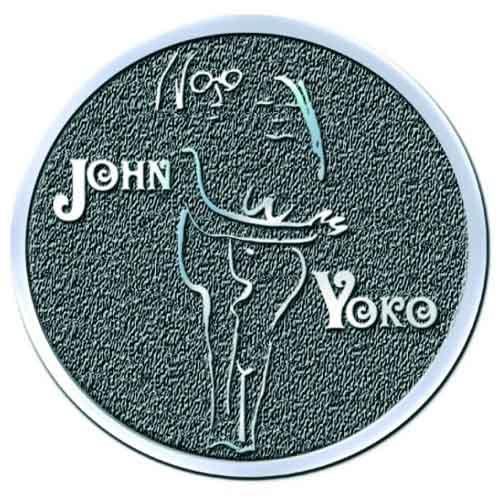 【The Beatles】ピンバッジ【John & Yoko】